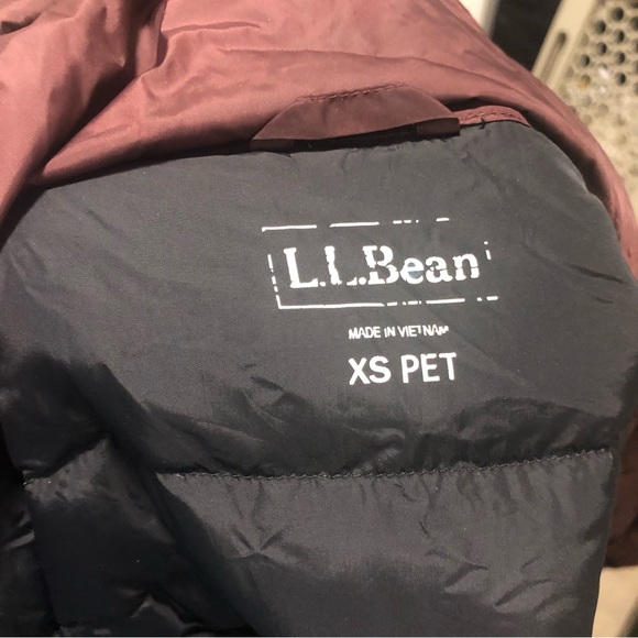 Ll Bean ladies downtec puffer winter snow coat size xs pet - Picture 7 of 8